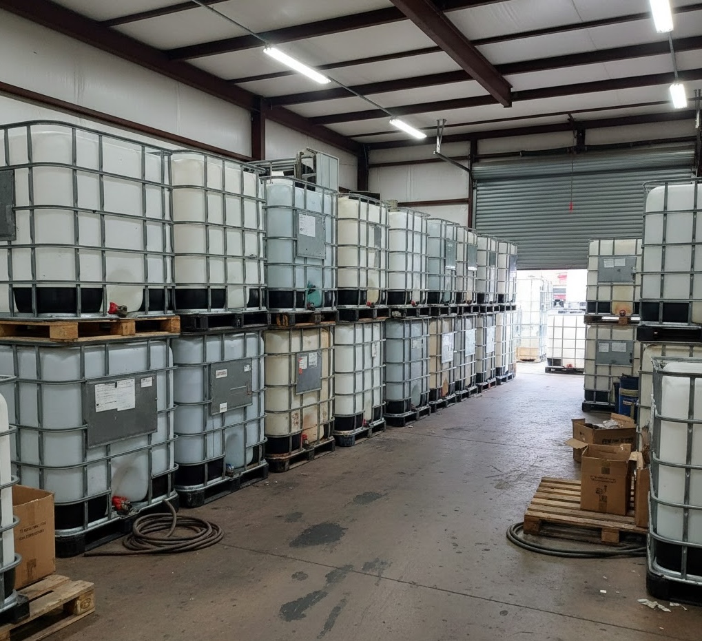 Indoor IBC warehouse storage
