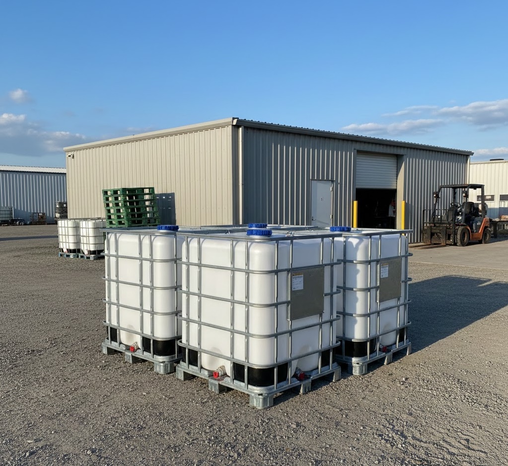Clean new IBC containers ready for sale